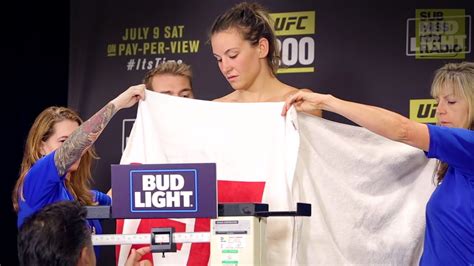 abigail shapiro nude|Miesha Tate gets naked to make weight for UFC 200